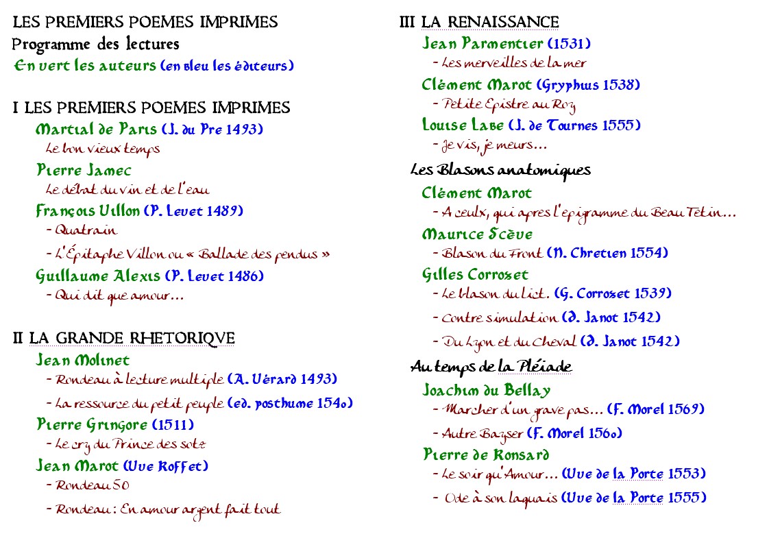 Programme