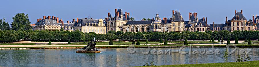 Fbleau_GP1.jpg - Le château de Fontainbleau et le Grand Parterre